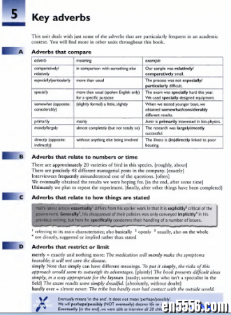 英语在用：剑桥学术英语词汇（英文第一版） Cambridge Academic Vocabulary in Use608 作者:one 帖子ID:257009 
