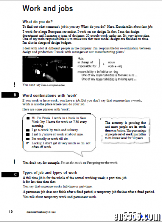 英语在用：剑桥商务英语中高级词汇（英文第一版）Cambridge Business Vocabulary in Use Upper-Intermediate4430 作者:one 帖子ID:257010 