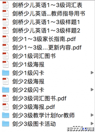 剑桥少儿英语考试（starters, movers, flyer）官网英文资料包（样题，词汇表，图卡，闪卡）5676 作者:one 帖子ID:257023 