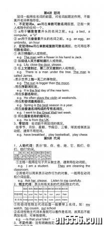 小学必备：小学英语语法归纳总结（附有练习题+必考知识点）3749 作者:Alpha 帖子ID:257179 
