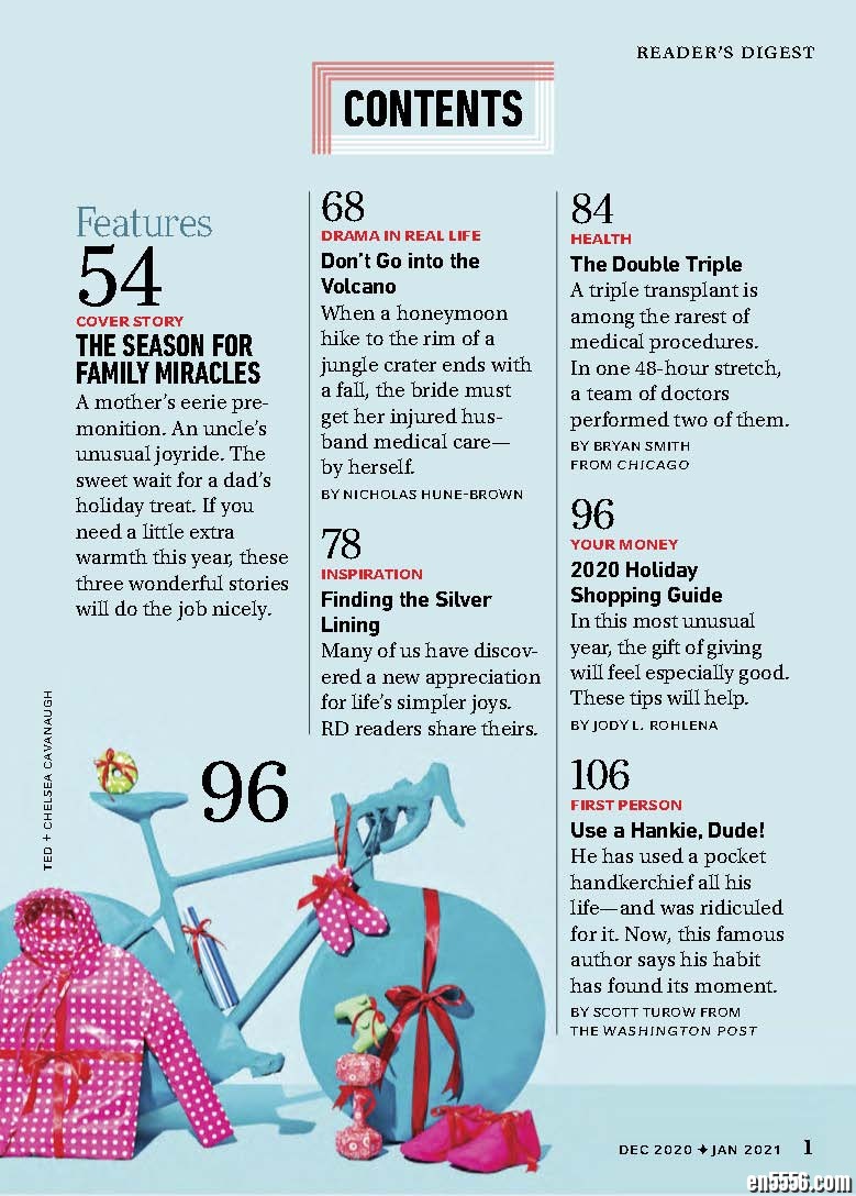 Reader's Digest USA 读者文摘美版2020全年5032 作者:nomoo 帖子ID:257208 