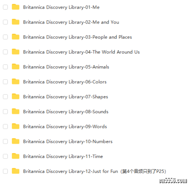 大英儿童百科全书Britannica Discovery Library的认知系列pdf+mp32444 作者:小河清清 帖子ID:257228 