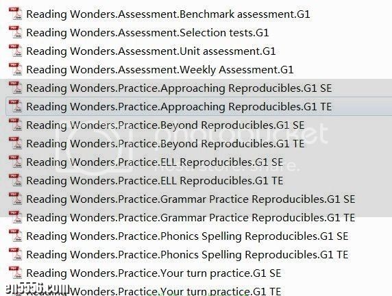 加州教材Mcgraw-Hill Reading Wonders 2014版 Practice 练习+答案 GK-G6 PDF文档2084 作者:sky 帖子ID:347 