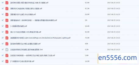 摄影自学书籍大全（46本）百度云网盘7318 作者:one 帖子ID:258473 