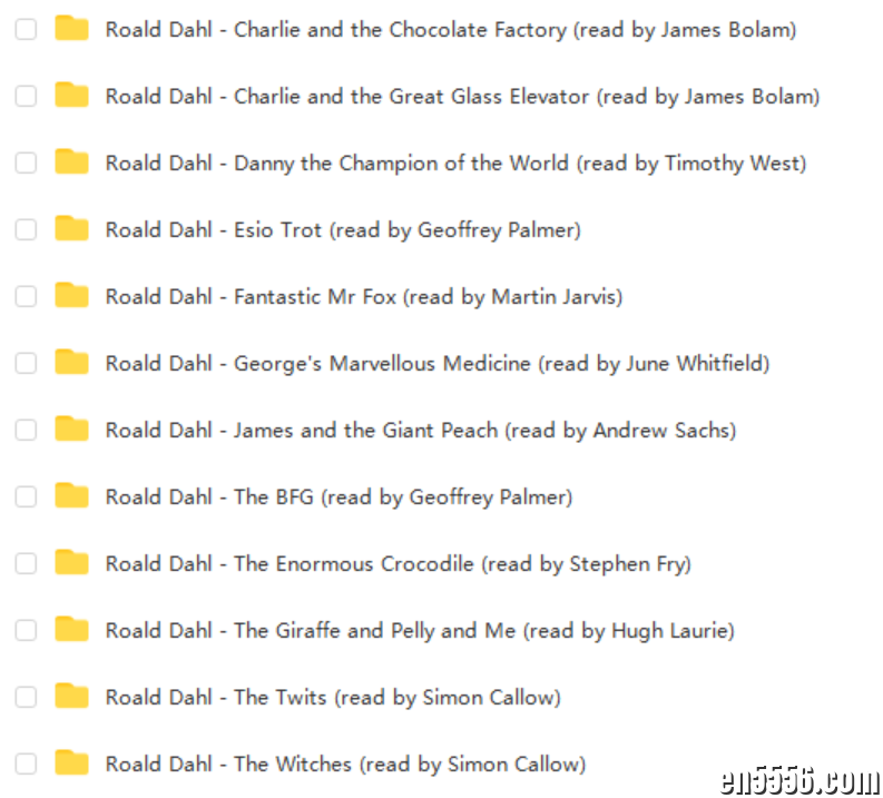 [7-9] Roald Dahl collection  共12册，内附目录5398 作者:wx_772eab817f 帖子ID:258535 