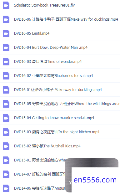 103个英文视频故事，图文并茂，引人入胜！百度云网盘2362 作者:one 帖子ID:258589 