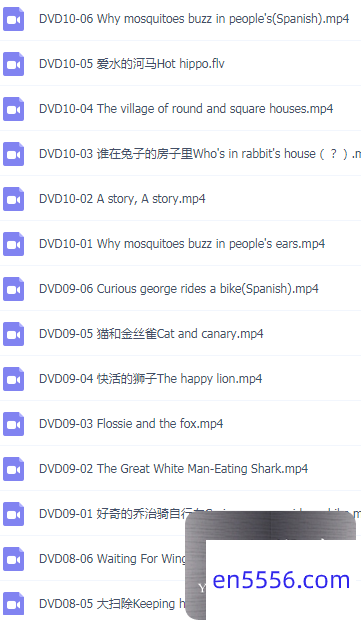 103个英文视频故事，图文并茂，引人入胜！百度云网盘3418 作者:one 帖子ID:258589 