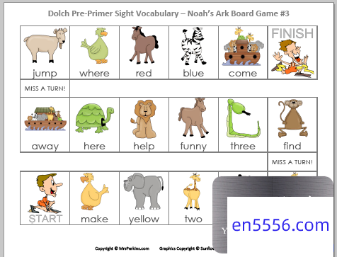 sight words高频词教室用游戏卡片合集可以做家庭练习卡片 [百度云网盘]8482 作者:one 帖子ID:258603 