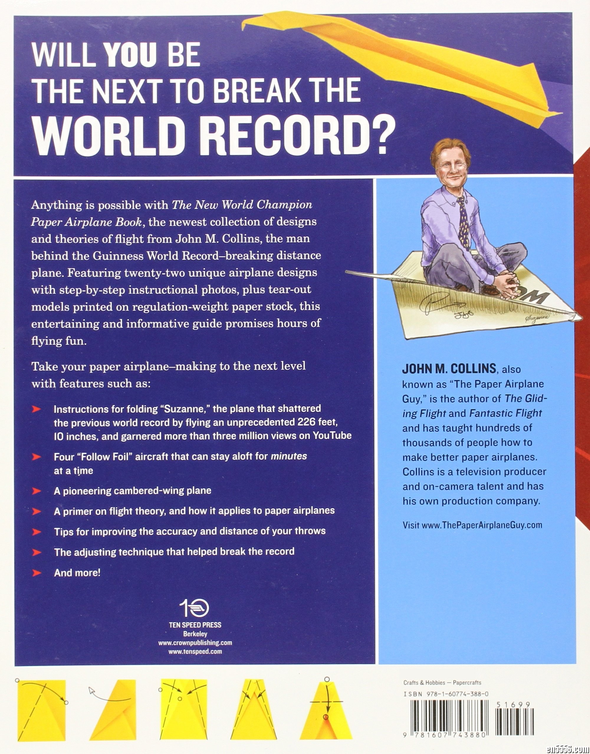 世界冠军纸飞机 The New World Champion Paper Airplane Book: Featuring the World Record-Breaking Design, with Tear-Out Planes to Fold and Fly8686 作者:sevelith 帖子ID:259142 