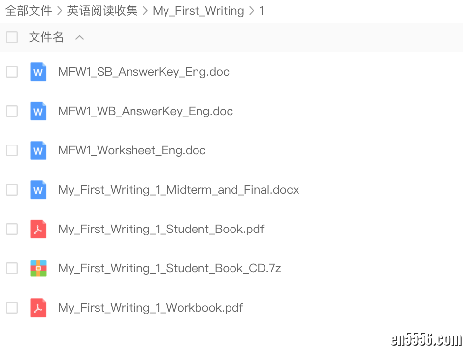 E-future入门级英语写作阶段成长图书《我的第一本写作书1-3》 英文原版教材3805 作者:wx_4b236ac6ee 帖子ID:259634 