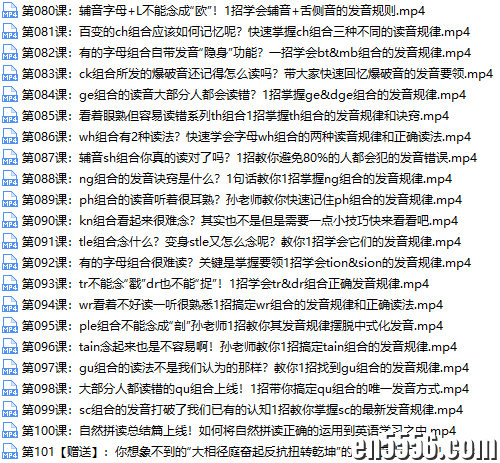 孙志立英语自然拼读100讲，怕被删，赶快收藏吧！7920 作者:wx_57cbbc8d1e 帖子ID:259753 