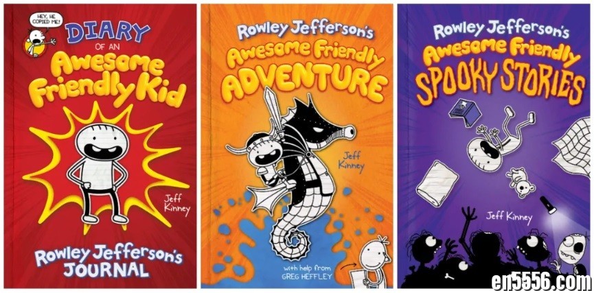 小屁孩日记作者杰夫金尼作品 儿童漫画章节书 英文原版 Rowley Jefferson's Awesome Friendly Adventure 【3本合集】5307 作者:菲尼克斯 帖子ID:259818 