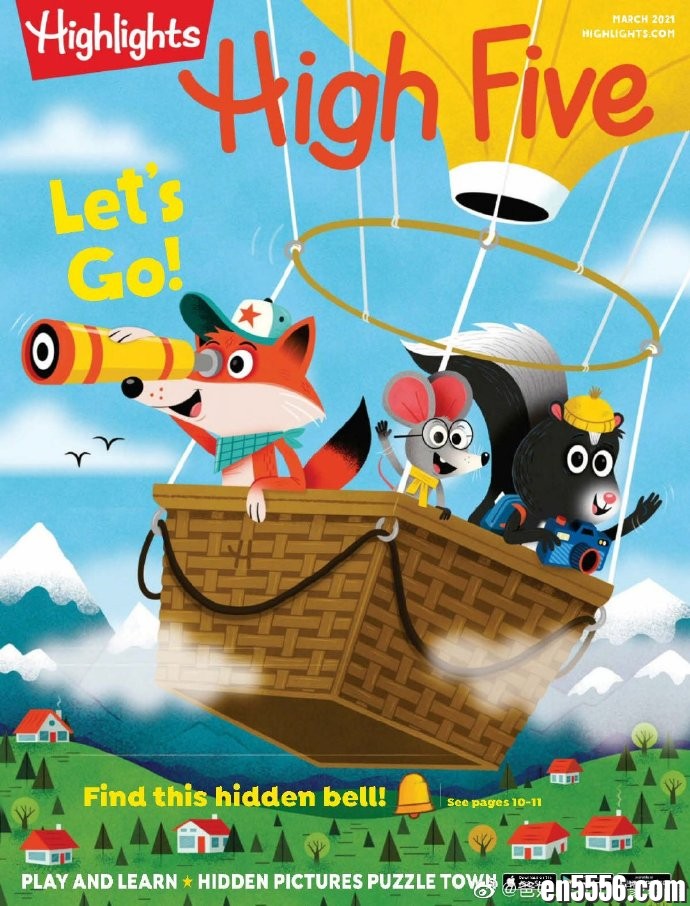 Highlights High Five Magazine 2021年1-8月刊 - Ages 2-65775 作者:维他命 帖子ID:261973 