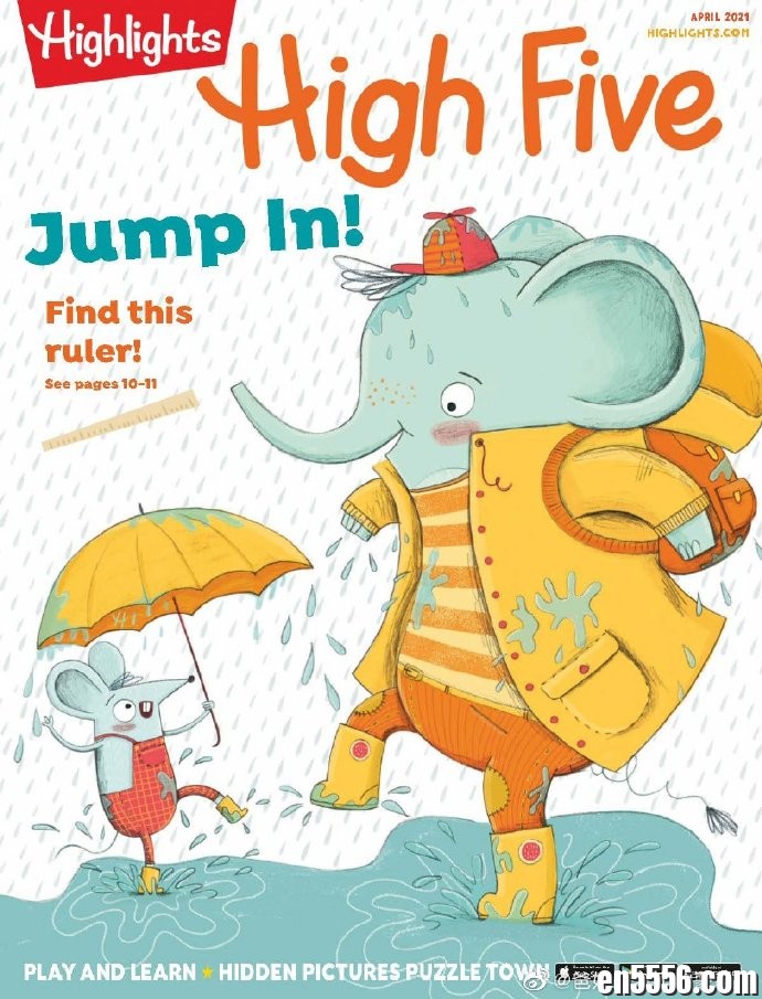 Highlights High Five Magazine 2021年1-8月刊 - Ages 2-63338 作者:维他命 帖子ID:261973 