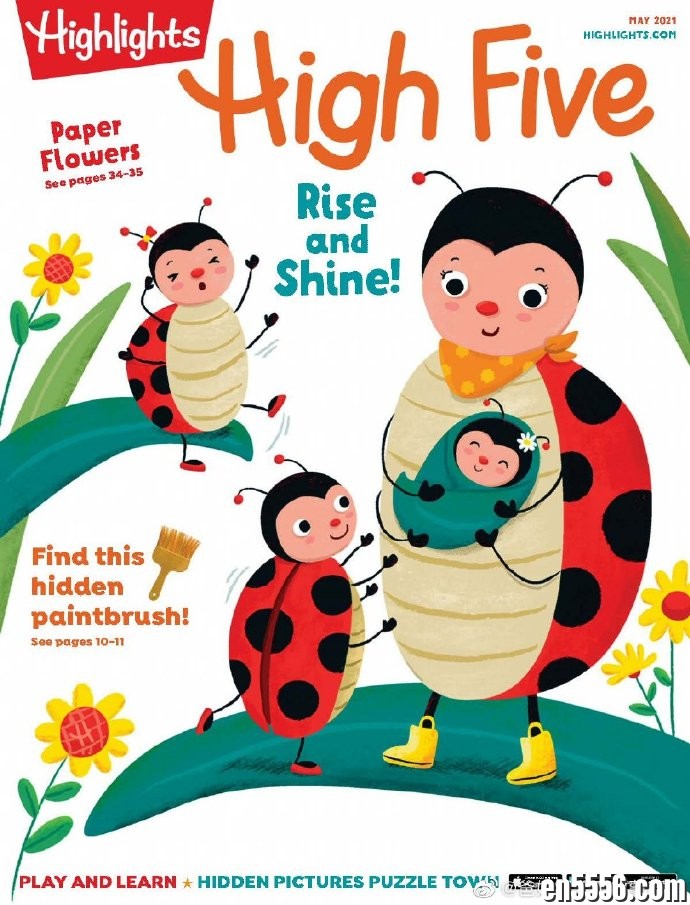 Highlights High Five Magazine 2021年1-8月刊 - Ages 2-66928 作者:维他命 帖子ID:261973 