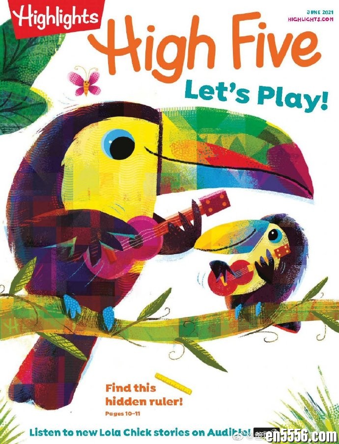 Highlights High Five Magazine 2021年1-8月刊 - Ages 2-67755 作者:维他命 帖子ID:261973 