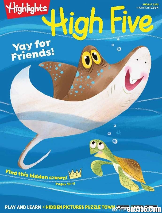 Highlights High Five Magazine 2021年1-8月刊 - Ages 2-6597 作者:维他命 帖子ID:261973 