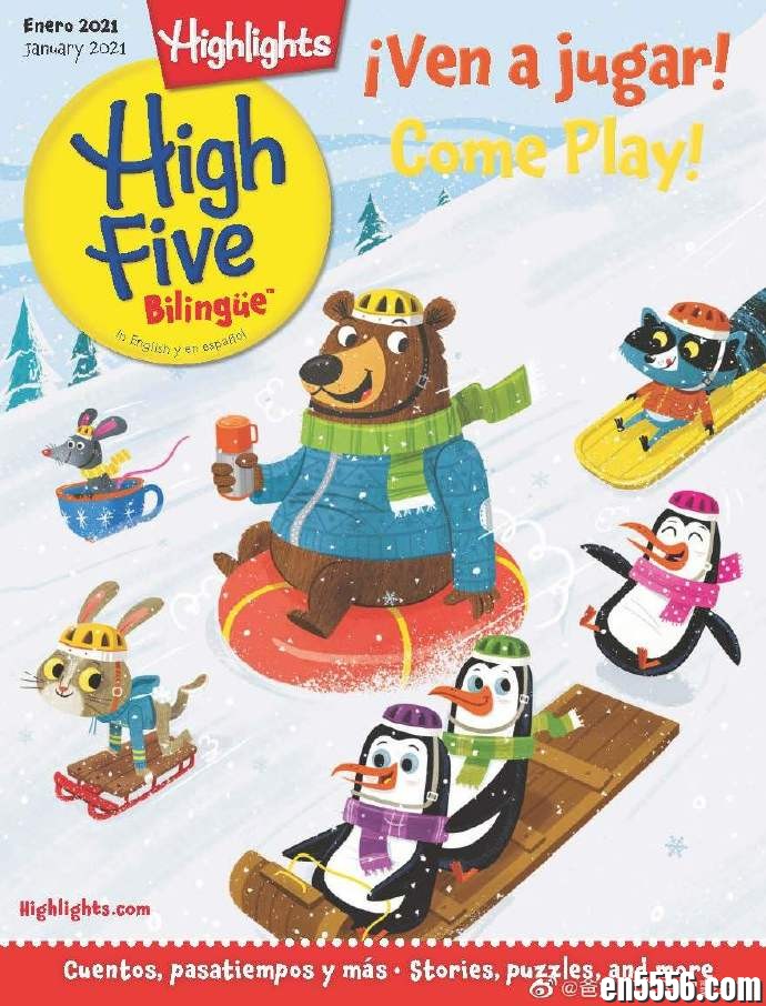 Highlights High Five Bilingüe 2021年1-8月刊 - Ages 2-6 双语杂志6498 作者:维他命 帖子ID:261974 