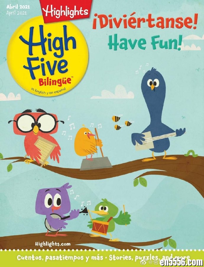 Highlights High Five Bilingüe 2021年1-8月刊 - Ages 2-6 双语杂志4245 作者:维他命 帖子ID:261974 