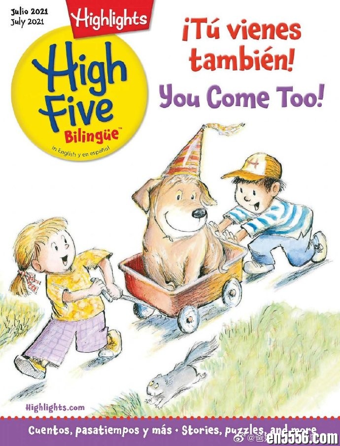 Highlights High Five Bilingüe 2021年1-8月刊 - Ages 2-6 双语杂志4746 作者:维他命 帖子ID:261974 