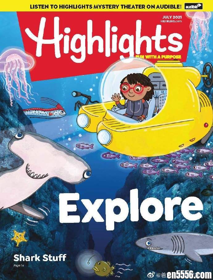 Highlights for Children Magazine 2021年1-8月刊 Ages 6-122818 作者:维他命 帖子ID:261975 