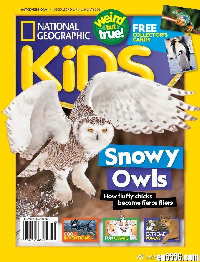 National Geographic Kids 2021年1-8月刊 美国国家地理儿童版杂志 美国版+英国版 US+UK版PDF7620 作者:维他命 帖子ID:262028 