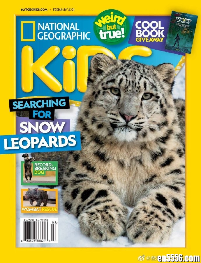 National Geographic Kids 2021年1-8月刊 美国国家地理儿童版杂志 美国版+英国版 US+UK版PDF4075 作者:维他命 帖子ID:262028 