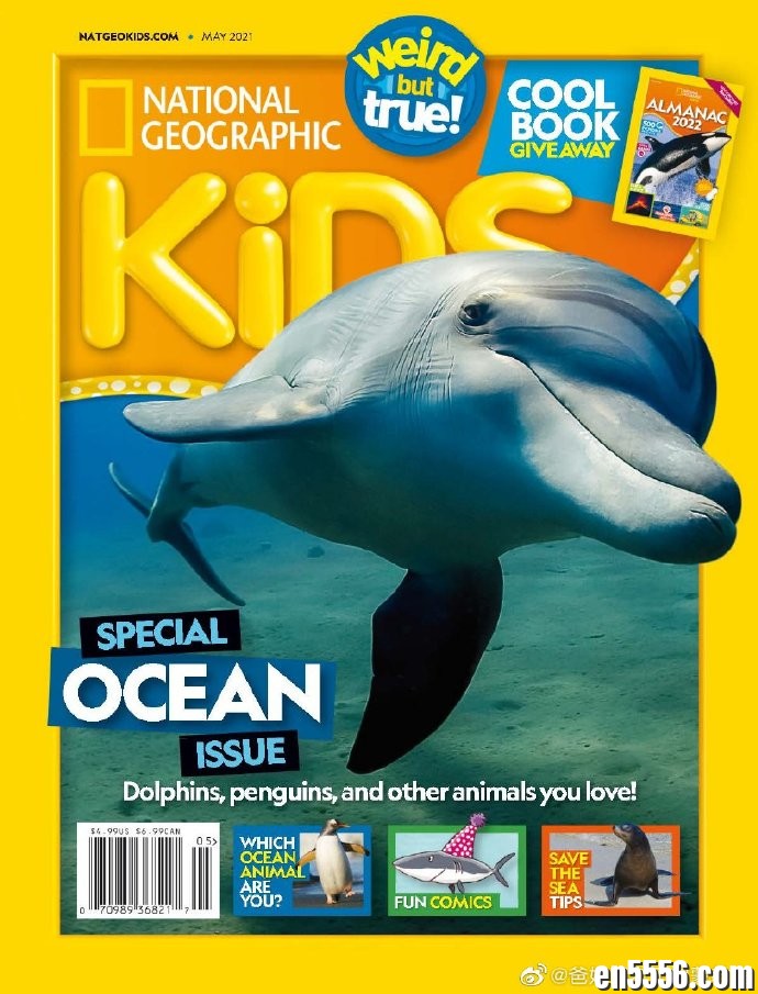 National Geographic Kids 2021年1-8月刊 美国国家地理儿童版杂志 美国版+英国版 US+UK版PDF9684 作者:维他命 帖子ID:262028 