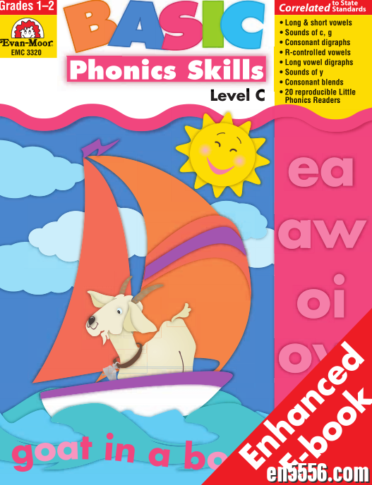 基础练习自然拼读ABC阶学龄前幼儿园小学1-2年级   PDF9826 作者:凤箫声动 帖子ID:263637 