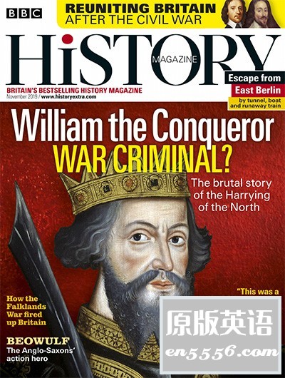 BBC History 历史杂志 2019年，共13期，每本百页，画面精美，内容丰富，原汁原味，值得收藏！1792 作者:大海全是水 帖子ID:264631 