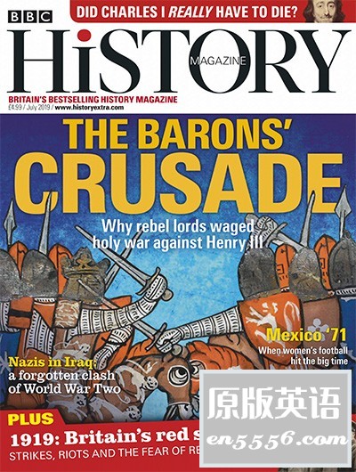 BBC History 历史杂志 2019年，共13期，每本百页，画面精美，内容丰富，原汁原味，值得收藏！1366 作者:大海全是水 帖子ID:264631 