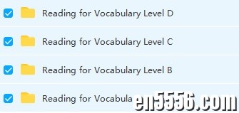 Reading for Vocabulary Building Vocabulary and Meaning 全套 (4 levels, Video, PDF)5096 作者:wx_4b51df01e0 帖子ID:264817 