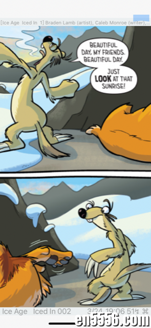 冰河世纪-ice age 英文漫画 cbr格式 11.3M2594 作者:wx_7af7594566 帖子ID:265400 