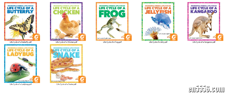 Life Cycle of Animals (7 ebooks + Audio)9132 作者:doctoran222 帖子ID:265687 