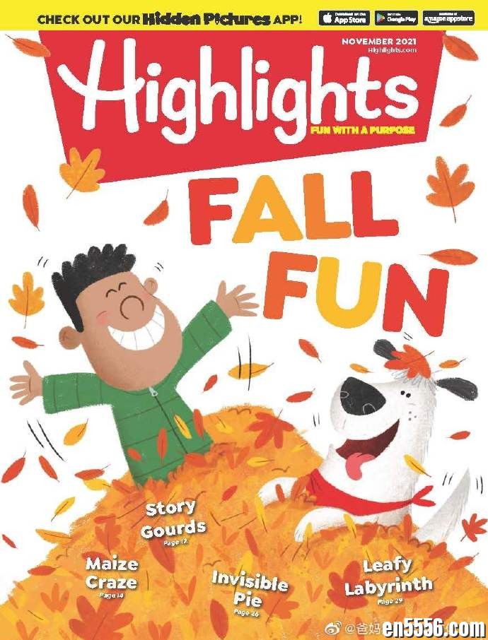 Highlights for Children Magazine 2021年全年刊合集 - 2021年1-12月刊 -  Ages 6-121852 作者:羽化尘 帖子ID:266279 