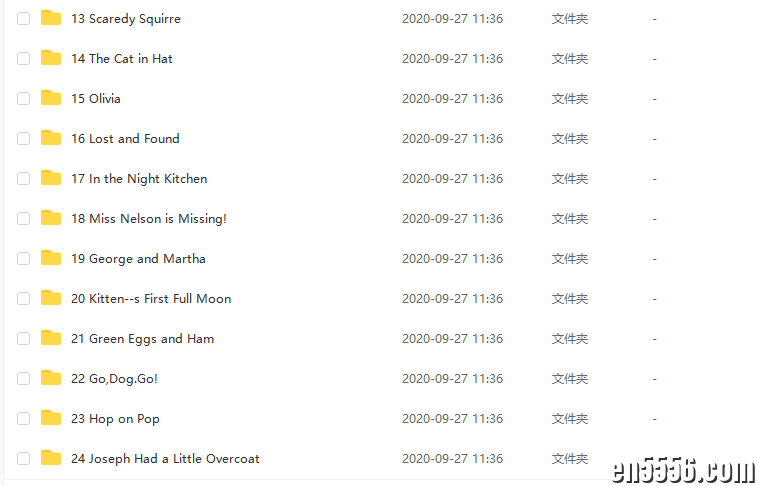 Top32本经典英文启蒙绘本 PDF+音频9326 作者:nxy75 帖子ID:266348 
