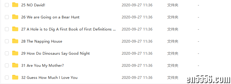 Top32本经典英文启蒙绘本 PDF+音频7635 作者:nxy75 帖子ID:266348 