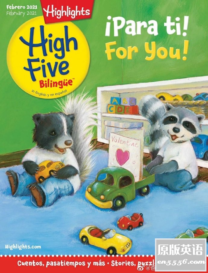 Highlights High Five Bilingüe 2021年1-12月刊 - 2021全年刊 -  Ages 2-6 双语杂志990 作者:羽化尘 帖子ID:266612 