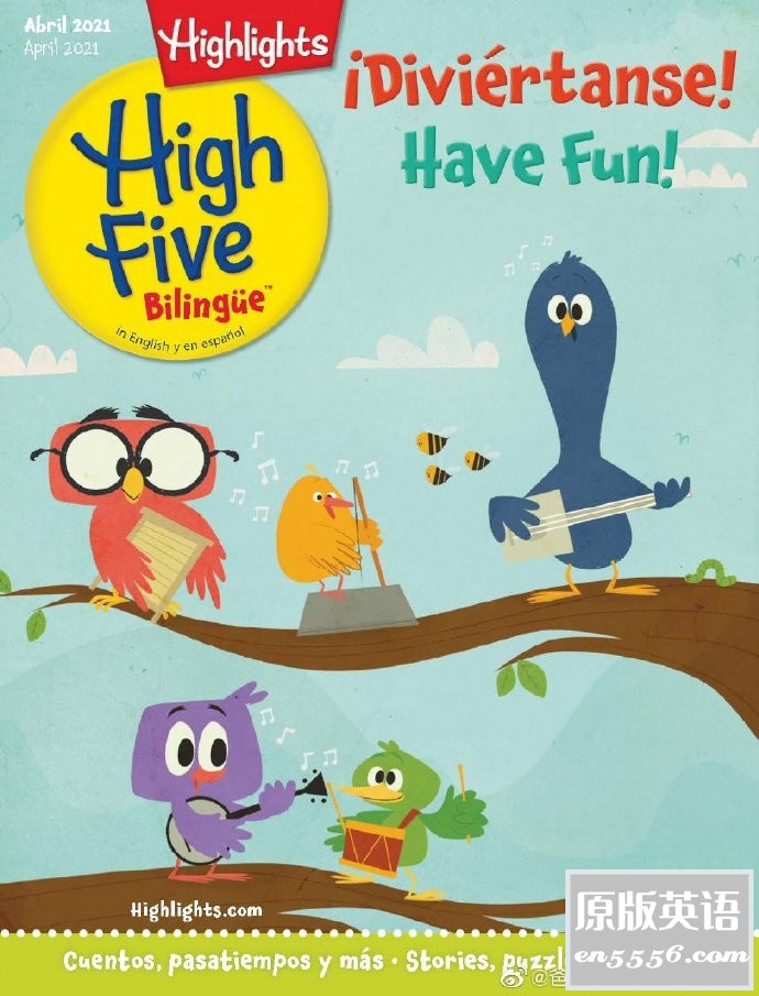 Highlights High Five Bilingüe 2021年1-12月刊 - 2021全年刊 -  Ages 2-6 双语杂志1173 作者:羽化尘 帖子ID:266612 