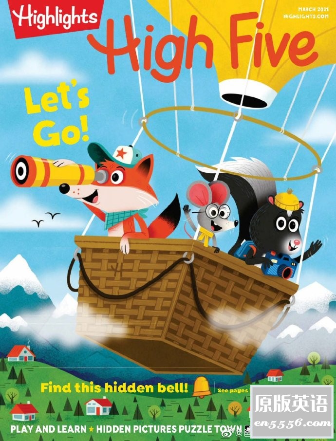 Highlights High Five 杂志 2021年1-12月刊 - 2021全年刊 - Ages 2-67933 作者:羽化尘 帖子ID:266613 