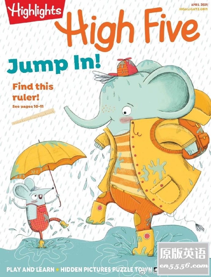 Highlights High Five 杂志 2021年1-12月刊 - 2021全年刊 - Ages 2-62351 作者:羽化尘 帖子ID:266613 