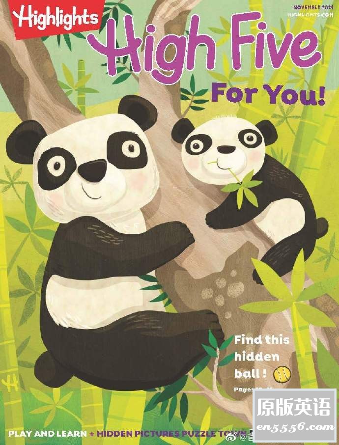 Highlights High Five 杂志 2021年1-12月刊 - 2021全年刊 - Ages 2-64871 作者:羽化尘 帖子ID:266613 