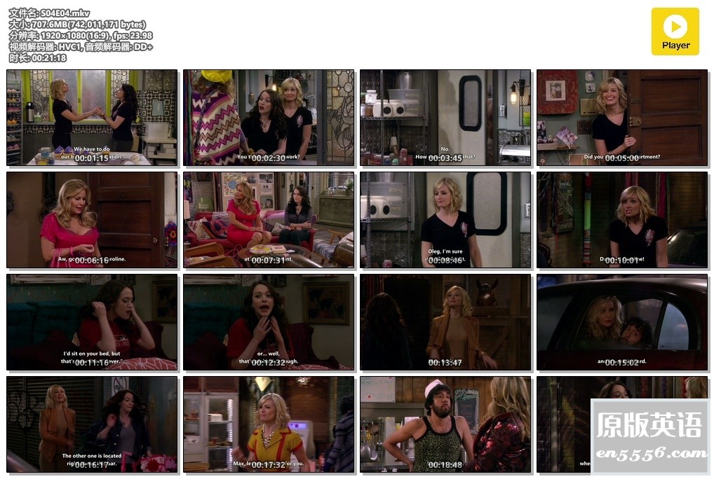 [破产姐妹 2 Broke Girls 6季全][百度云][2011-2016][蓝光&amp;WEB-DL HEVC 10Bits-MKV/每集约700MB][英语外挂中字][1080P]3698 作者:那年夏天 帖子ID:267273 