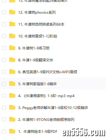 【辛苦整理】牛津树系列共26套资源（PDF+MP3+教学+闪开+自然拼读+人物图+字典+打卡计划)9544 作者:wx_f70ea5a265 帖子ID:267390 