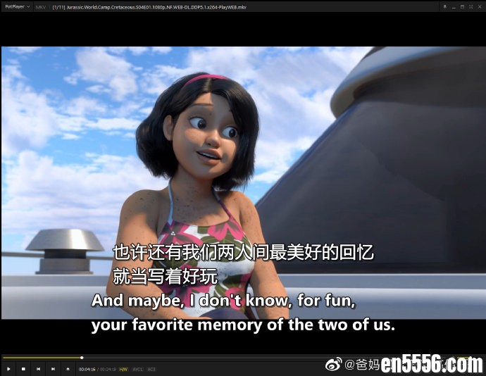 PotPlayer播放器中英双字幕设置1981 作者:sky 帖子ID:267828 