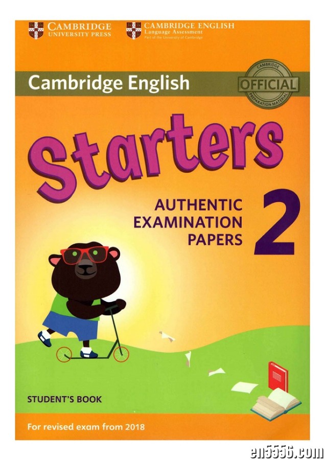 剑桥少儿英语考试 Cambridge English Starters - Authentic Examination Papers 1+2+3 音频+学生书+答案  百度网盘4949 作者:embetithin 帖子ID:267842 