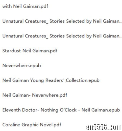 The Graveyard Book, Fortunately the milk等Neil Gaiman作品 epub,pdf格式9781 作者:wx_2305e99015 帖子ID:267881 