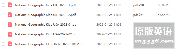 最新高清原版国家地理杂志儿童版及幼儿版2022年1月&amp;2月9794 作者:悠悠满天星 帖子ID:268305 