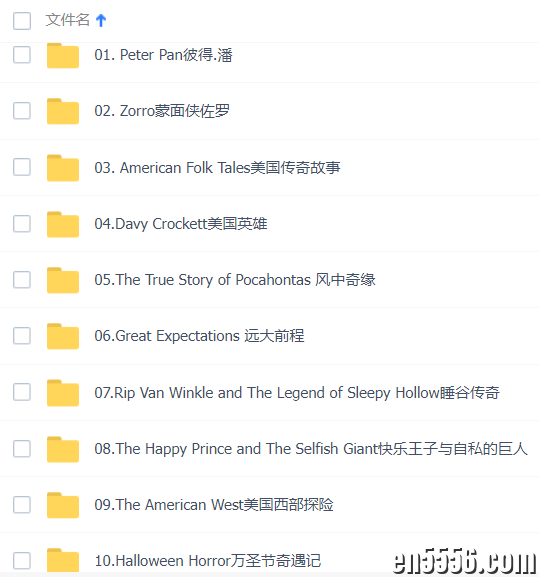 有声英文名著（阶梯阅读level1）20部合集 电子书PDF+音频MP36845 作者:nameless 帖子ID:268719 