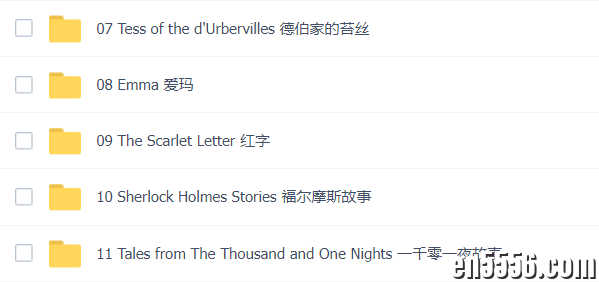 有声英文名著（阶梯阅读level 6）合集11部 电子书pdf+音频MP3250 作者:nameless 帖子ID:268721 